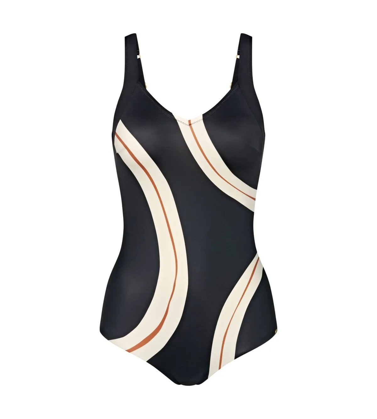 Summer Allure Swimsuit with padded cups - Black