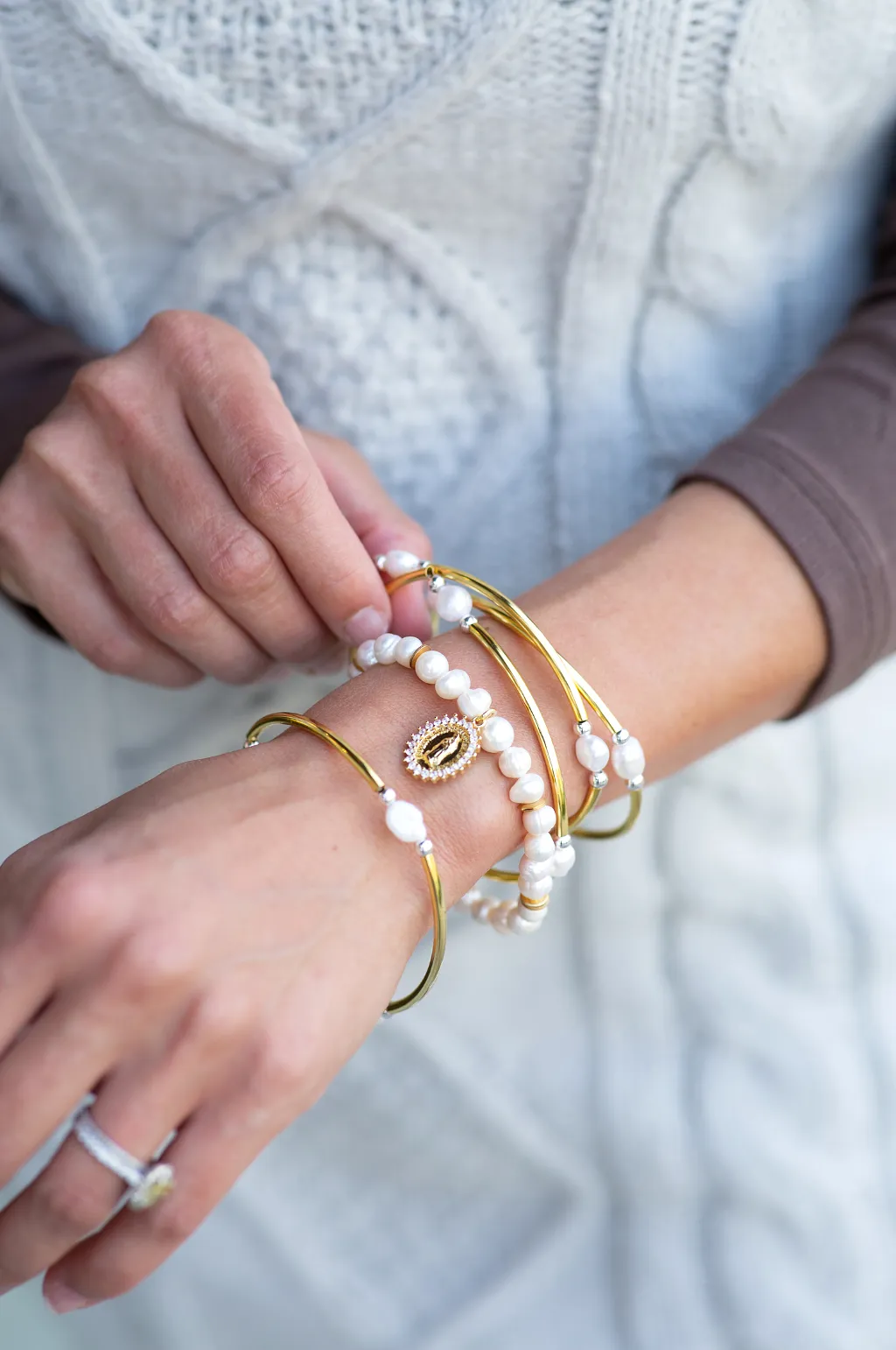 The Pearl Bracelet Singles by Annie Claire Designs