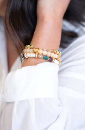 The Rachel Bracelet Stack by Annie Claire Designs