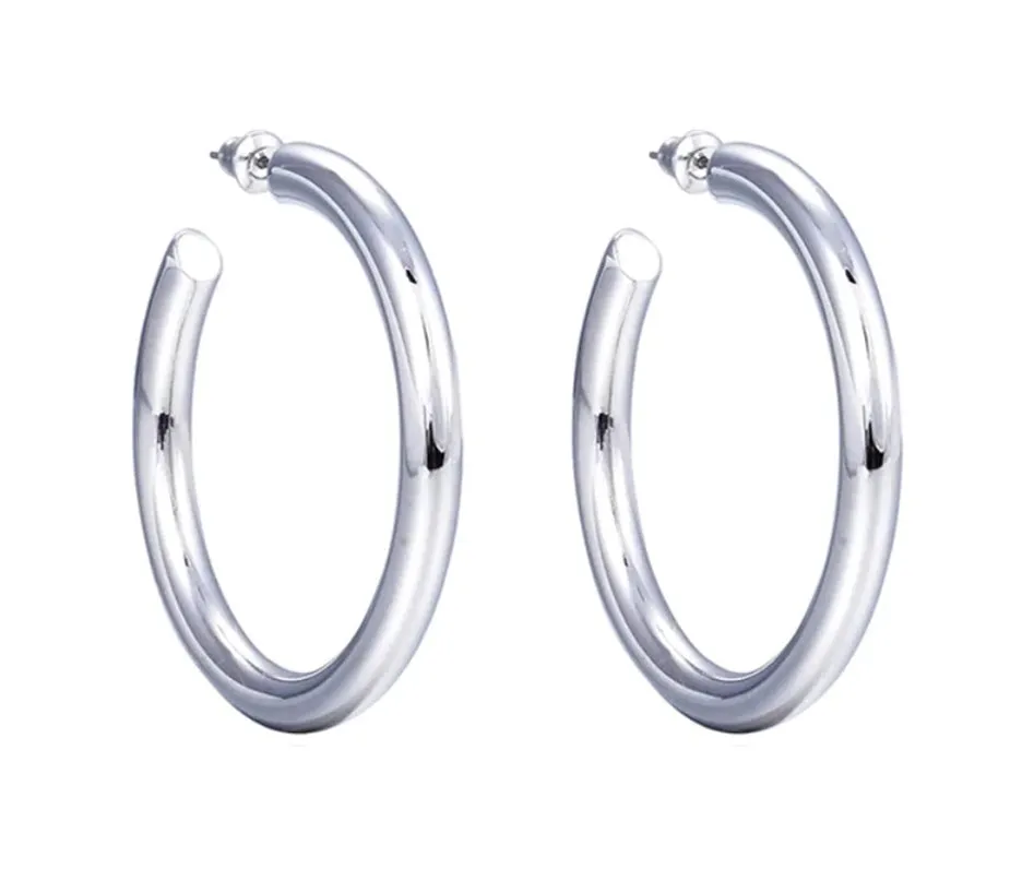 Thick Hoop Earring