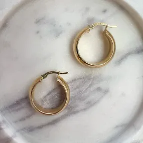 Thick Hoop Earrings