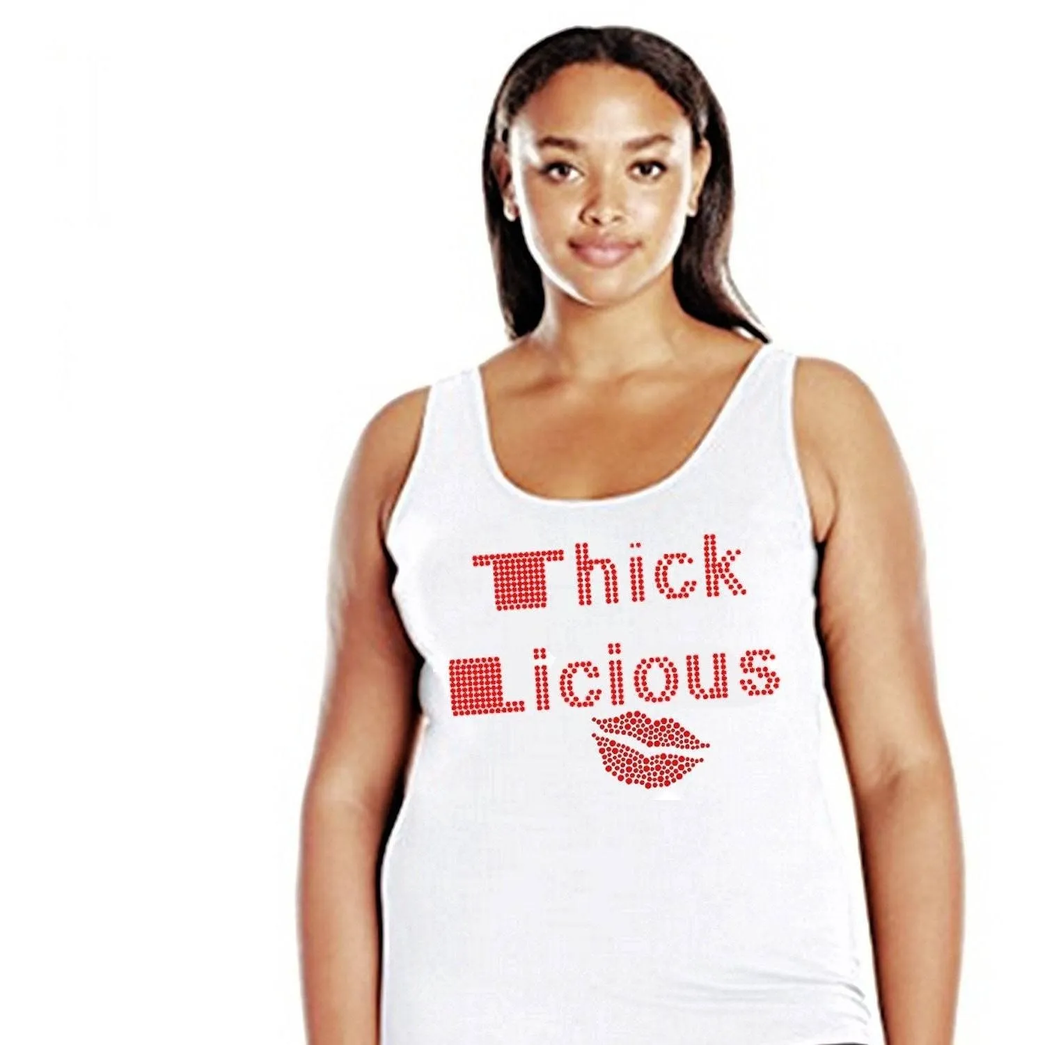 Thick Licious Rhinestone Cami Tank Top