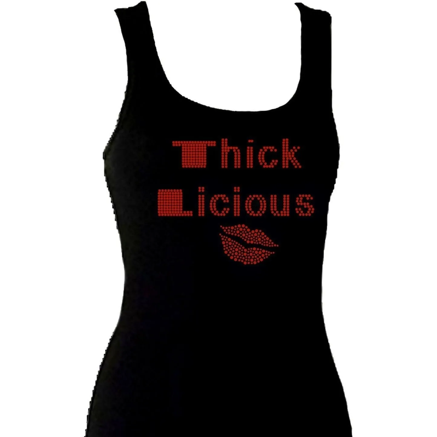 Thick Licious Rhinestone Cami Tank Top