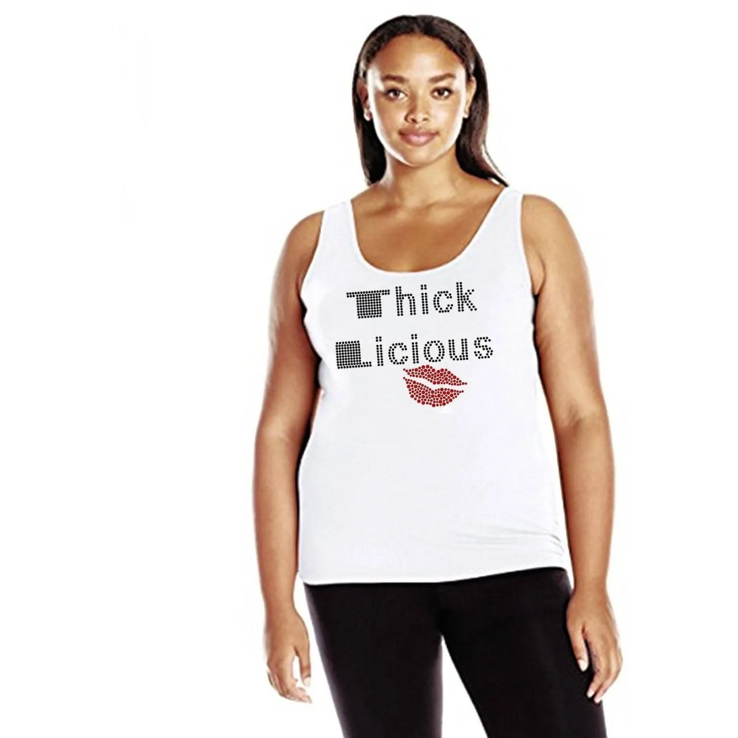 Thick Licious Rhinestone Cami Tank Top