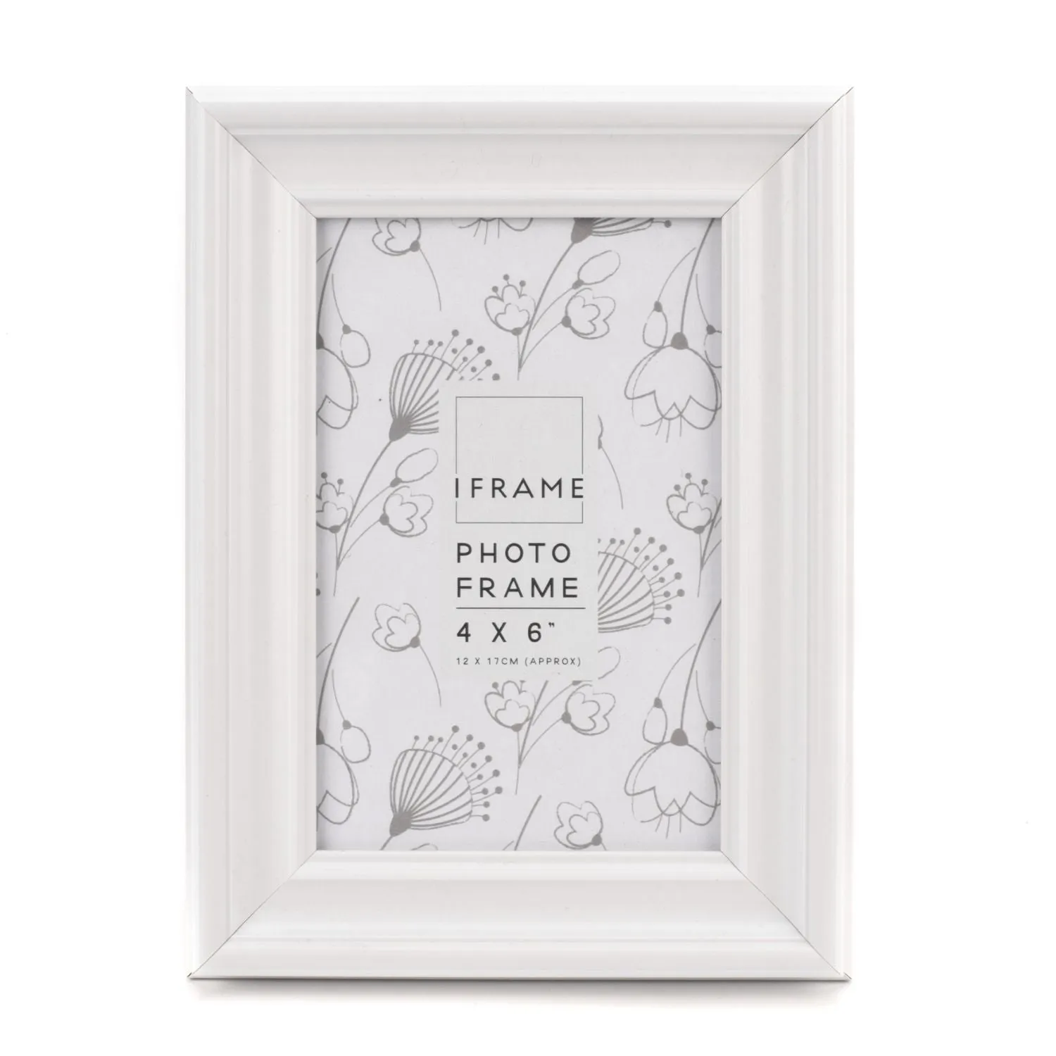 Thick Wood Photo Frame - Size 4x6''