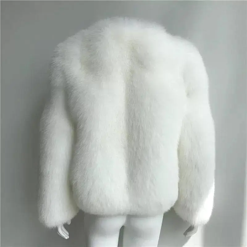 Ultra Plush Mid Length Fox Fur Coat