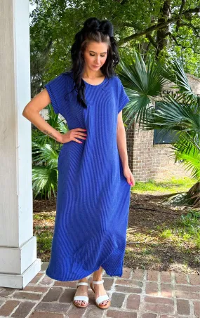 Urban Ribbed Midi Dress | Royal