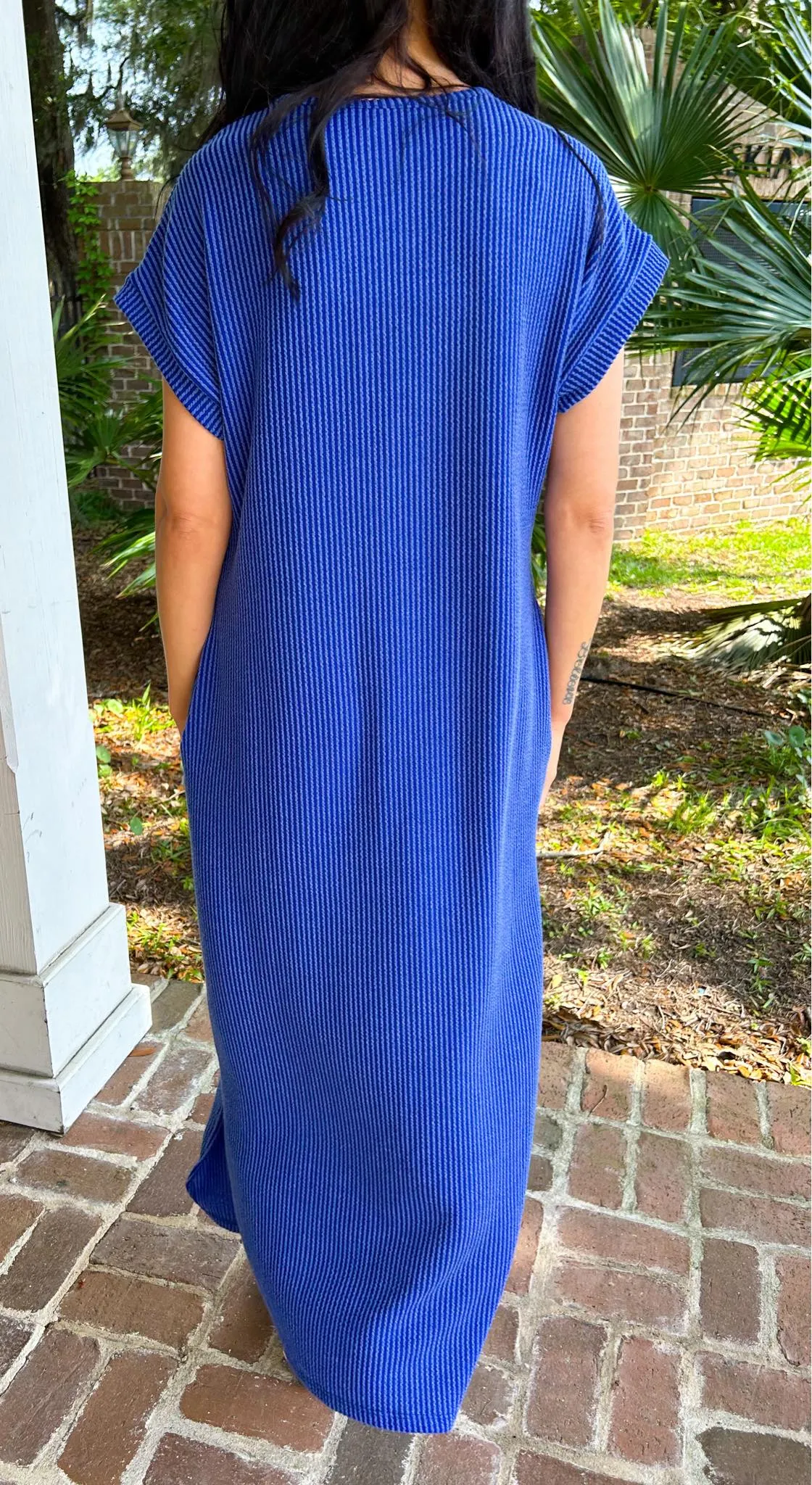 Urban Ribbed Midi Dress | Royal