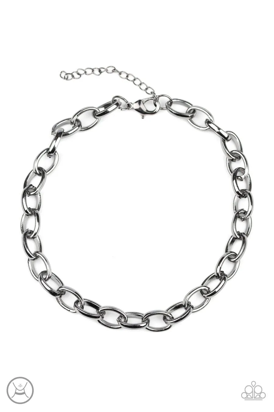 Urban Uplink - black - Paparazzi necklace