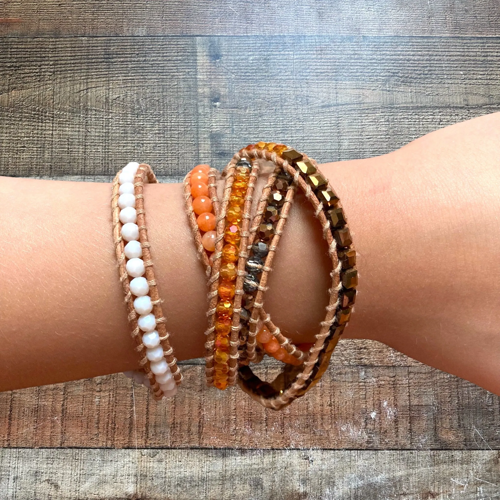 Victoria Emerson Beaded Wrap Bracelet