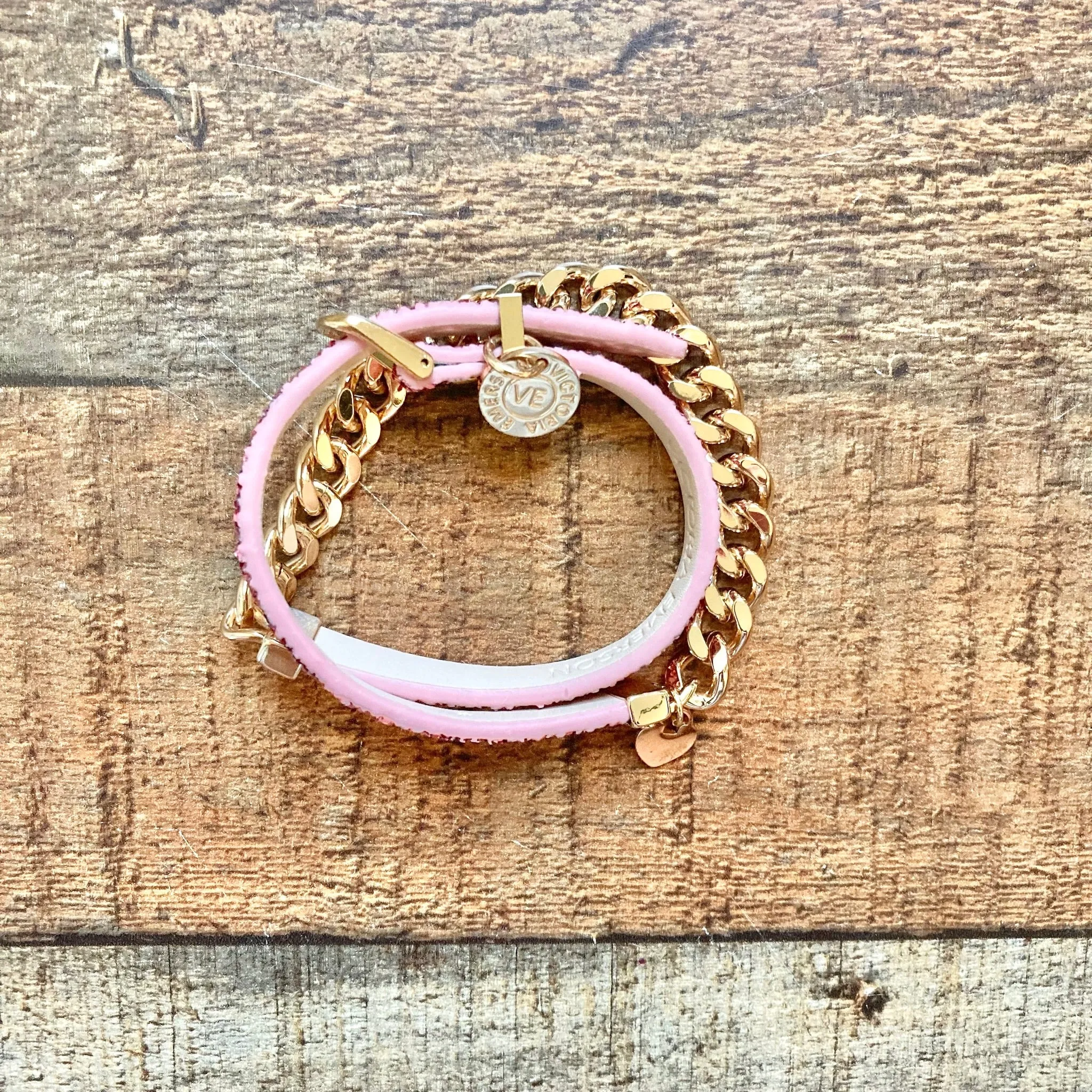 Victoria Emerson Pink Wrap Bracelet