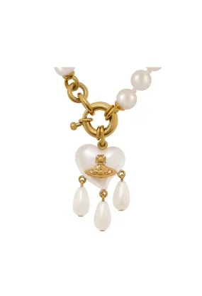 Vivienne Westwood Sheryl Pearl Necklace Gold Plated