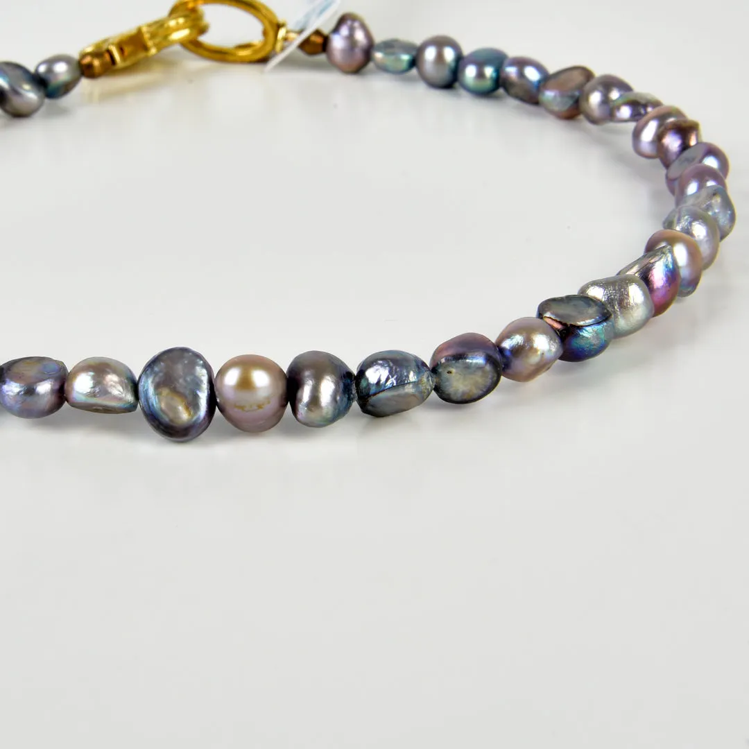 WE DREAM IN COLOR PEARL WRAP BRACELET/CHOKER