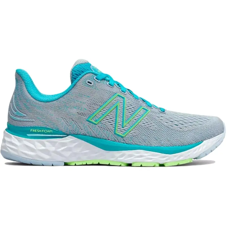 Women's New Balance Fresh Foam 880 v11, Light Cyclone/Virtual Sky, 11 D Wide