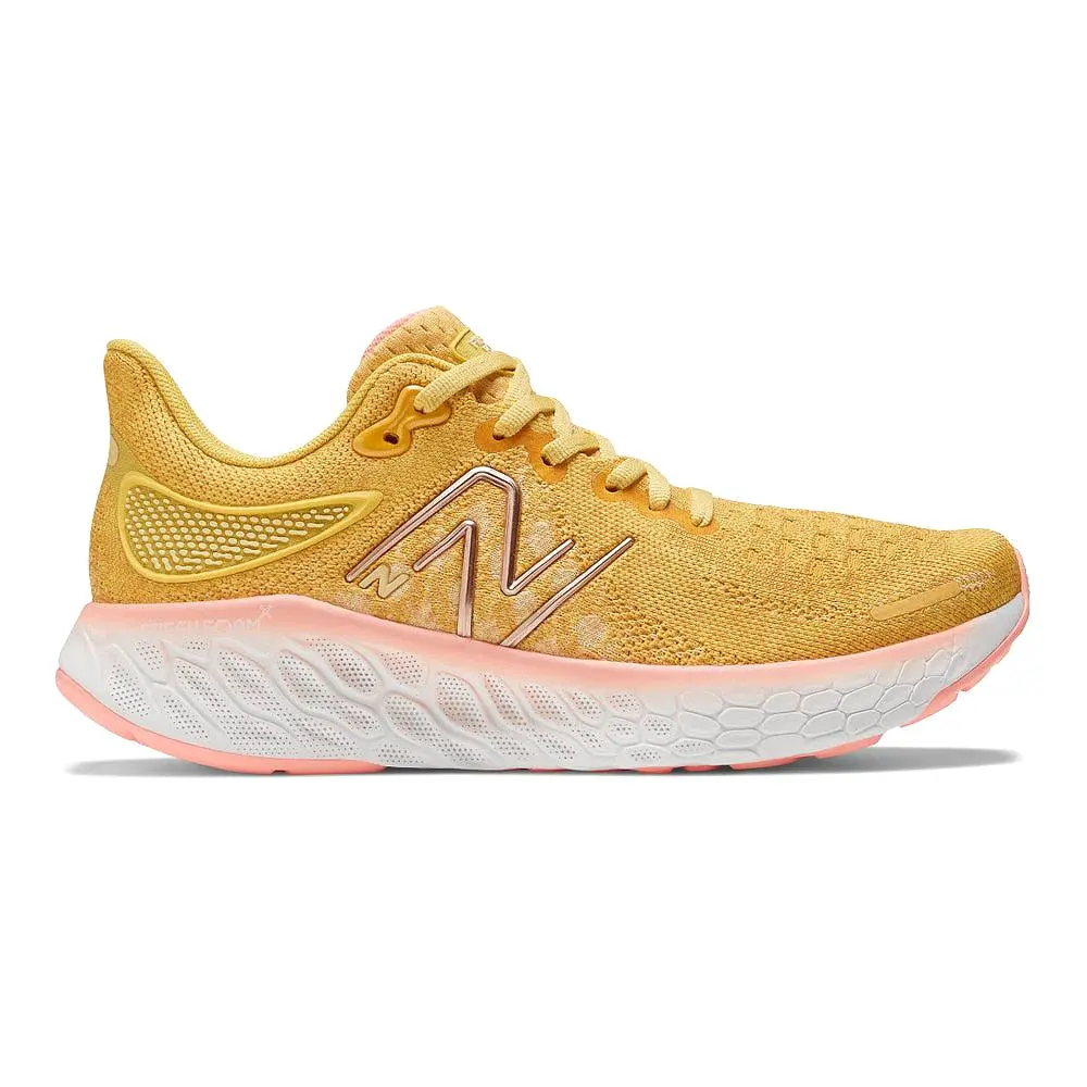 Women's New Balance Fresh Foam X 1080v12, Honeycomb/Grapefruit, 10.5 B Medium