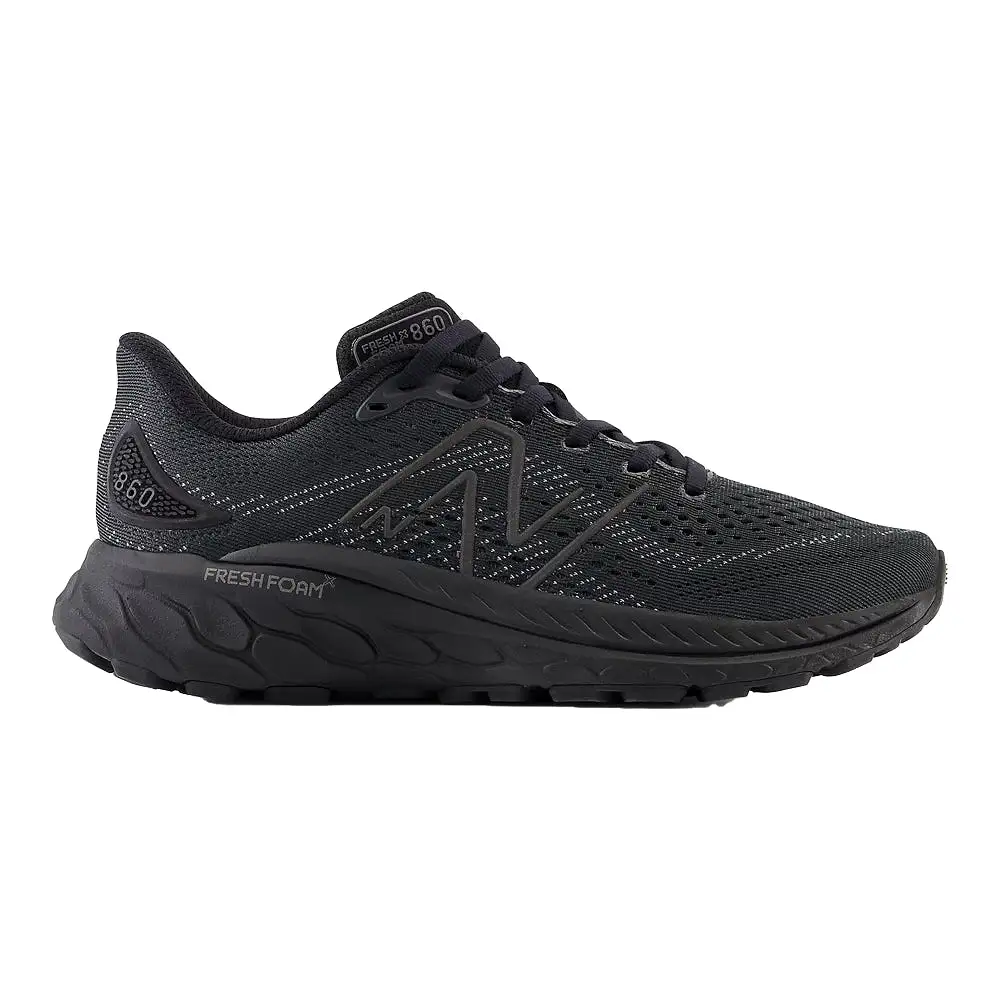 Women's New Balance Fresh Foam X 860v13, Black, 9 D Wide