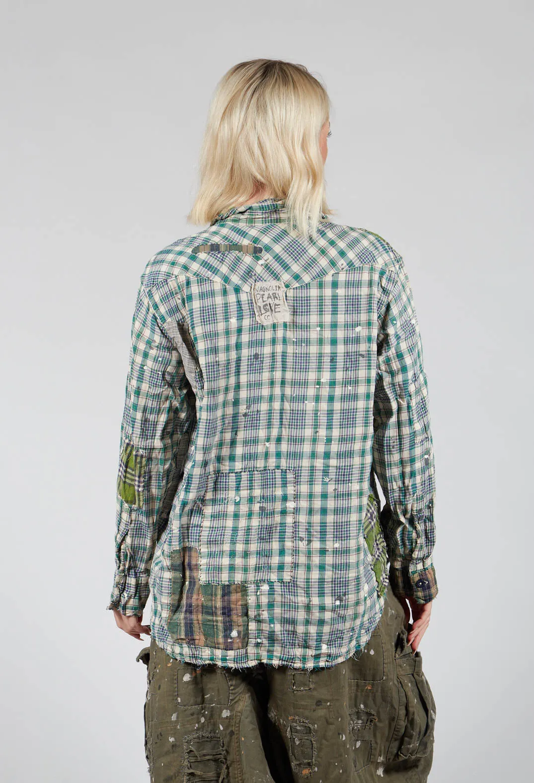 YD Plaid Kelly Western Shirt in Grandpa Joe