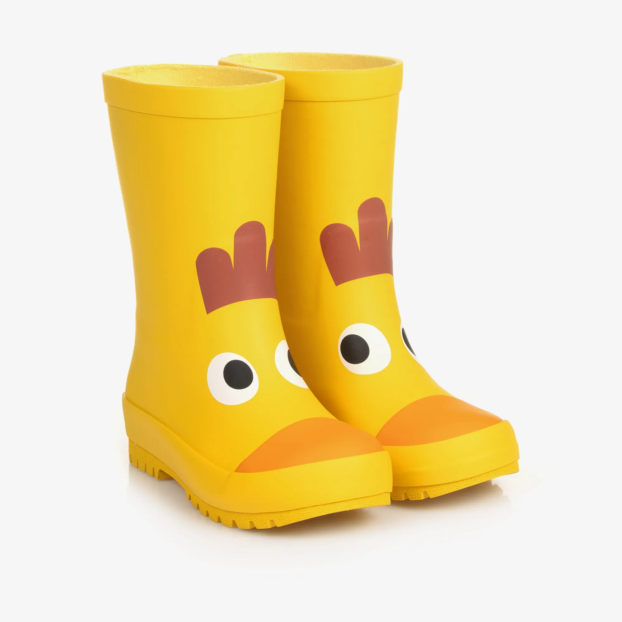 Yellow Chicken Rain Boots