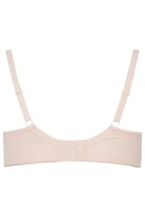 YOURS Light Pink Lace Non-Padded Underwired Bra