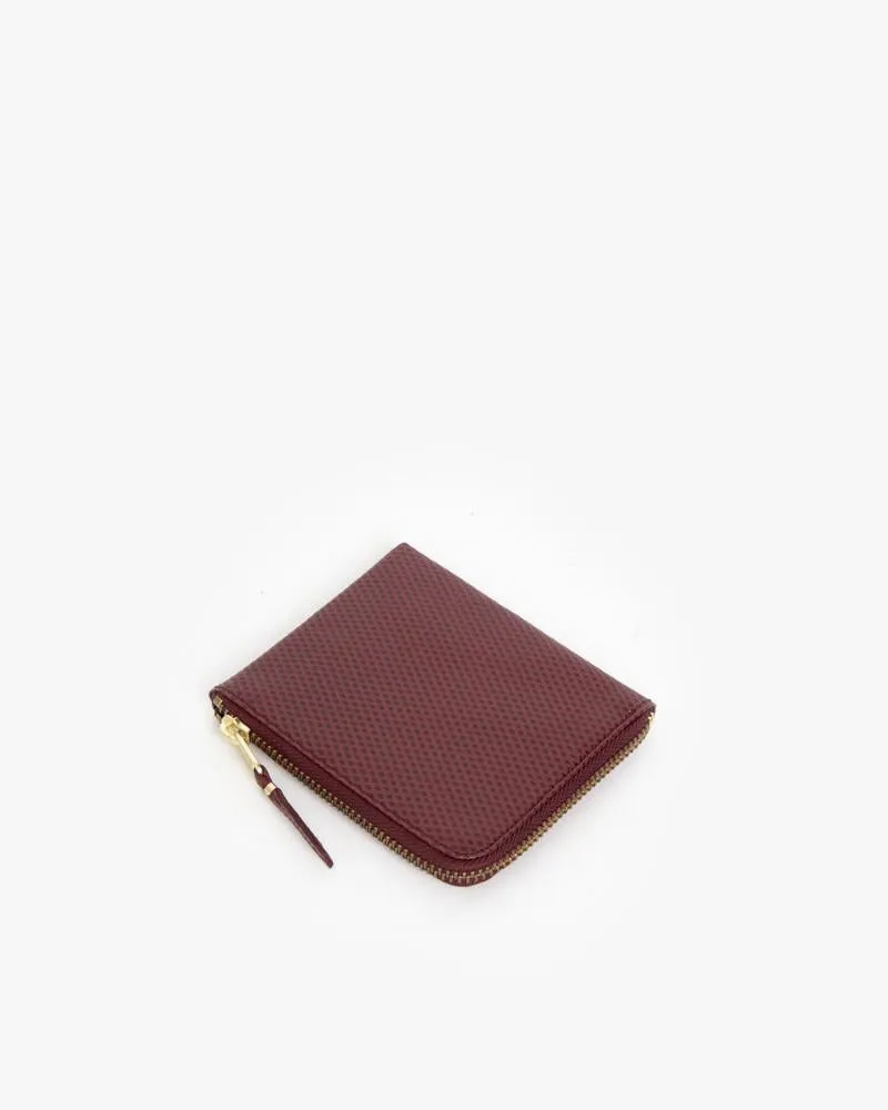 Zip Wallet in Burgundy