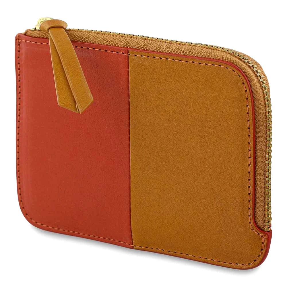 Zip Wallet - Orange / Mustard