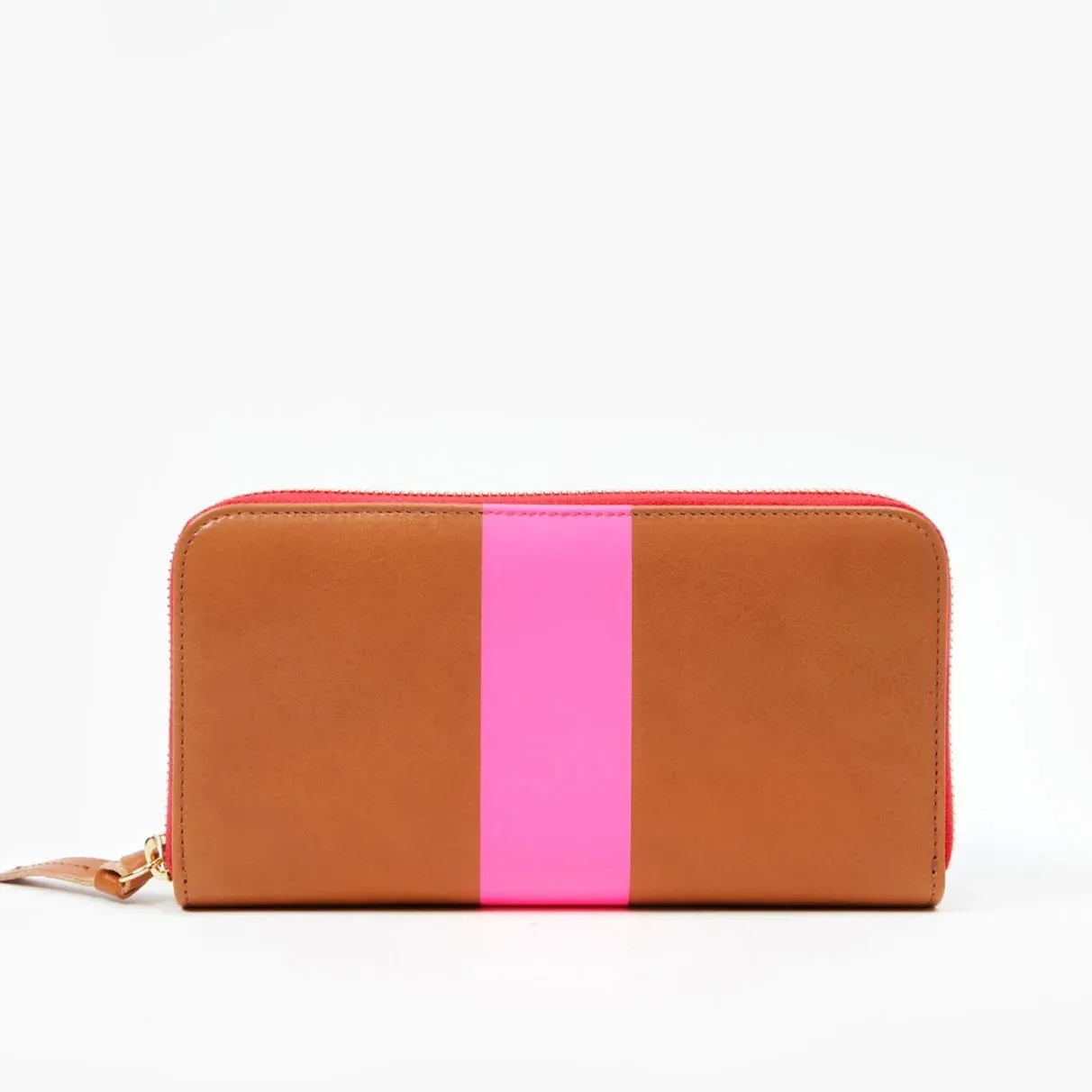 Zip Wallet (Rustic Single Stripe Natural)